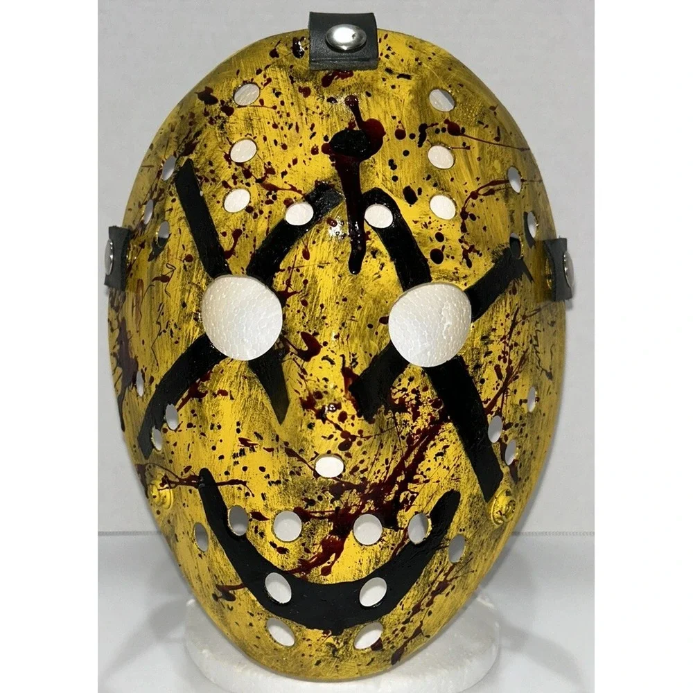 Halloween Party Hockey Mask‎ Horror Man Made Decoration Unique Scary Cosplay